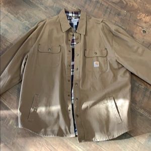 Carhartt Flannel Button Up Jacket